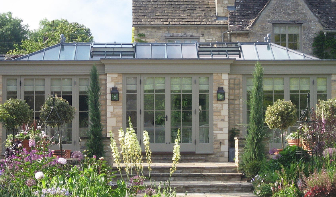 Solid construction orangery